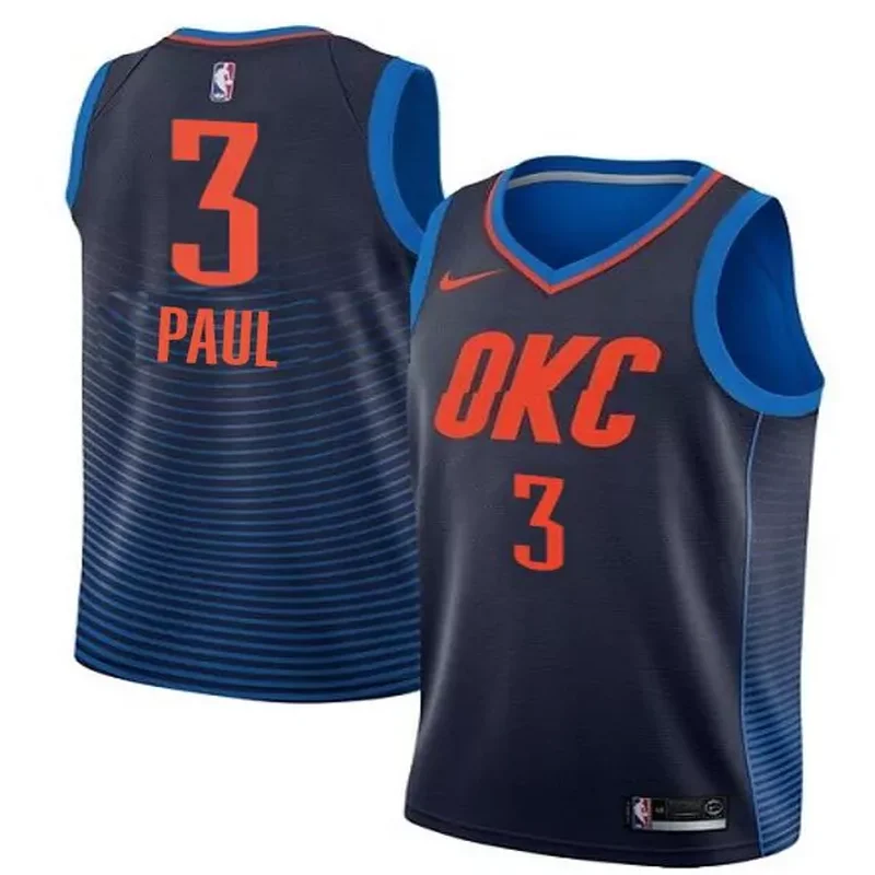 Oklahoma City Thunder #3 Chris Paul Basketball jersey - Image 2